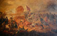 Battle of the Crater painting by John Elder at Siege Museum. Petersburg, VA.