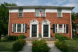 Double brick house at City Point Square. Hopewell, VA.
