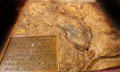 Battle of Bennington on Aug. 16, 1777, relief map of at Bennington Museum. Bennington, VT.