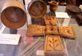Butter molds at Bennington Museum. Bennington, VT.