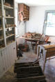 Tool room in Coolidge Homestead at President Calvin Coolidge State Historic Park. Plymouth Notch, VT.
