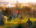 Detail of First Vermont Brigade at Battle of Cedar Creek painting at Vermont State House. Montpelier, VT