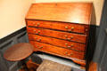 Slope-front desk used by Revolutionary leaders including Ethan Allen when they stayed at Catamount Tavern at Vermont History Museum. Montpelier, VT.