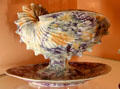 Nautilus desert bowl by Josiah Wedgwood of Staffordshire, England at Shelburne Museum. Shelburne, VT.