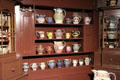 Ceramic pitcher collection at Shelburne Museum. Shelburne, VT.
