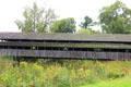 Covered bridge by George W. Holmes at Shelburne Museum. Shelburne, VT.