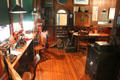Shelburne Railroad Station interior at Shelburne Museum. Shelburne, VT.