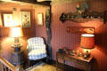 Ogden M. Pleissner's sitting room in Pleissner Gallery at Shelburne Museum. Shelburne, VT.