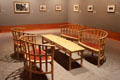 Benches in Ogden M. Pleissner's Gallery at Shelburne Museum. Shelburne, VT.