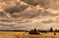 Marks Hall wartime painting by Ogden Minton Pleissner at Shelburne Museum. Shelburne, VT.