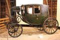 Berlin coach by Million & Guiet of Paris, France in Round Barn at Shelburne Museum. Shelburne, VT.