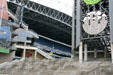 Steps leading up to Qwest Field. Seattle, WA.