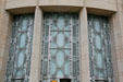 Art Deco screen on entrance of Seattle Asian Art Museum. Seattle, WA.