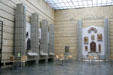 Courtyard with oriental sculpture in Seattle Asian Art Museum. Seattle, WA.