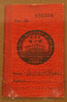 I.W.W. union membership booklet at Washington State History Museum. Tacoma, WA.