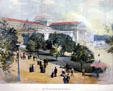 Print of Art Palace at World's Columbian Exposition by Poole Bros. at Columbus Museum. Columbus, WI.