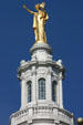 Wisconsin statue by Daniel Chester French atop Wisconsin State Capitol. Madison, WI