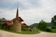 Tower by Wright on Midway Barn at Taliesin. WI.