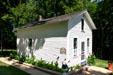 Clapboard building in which first U.S. Kindergarten was founded by Margarethe Meyer Schurz. Watertown, WI.