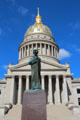 Lincoln Walks at Midnight statue by Fred Torrey & Bernie Wiepper at West Virginia State Capitol. Charleston, WV.