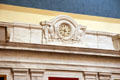 Carved eagles with spread wings in Senate Chamber of West Virginia State Capitol. Charleston, WV.