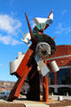 Hallelujah sculpture by Albert Paley outside Clay Center for The Arts & Sciences. Charleston, WV.