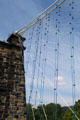Cable details of Wheeling Suspension Bridge. Wheeling, WV.