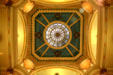 Dome interior at Wyoming State Capitol. Cheyenne, WY.