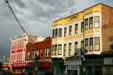 Streetscape of 16th Street with Phoenix Block & Atlas Theatre. Cheyenne, WY