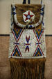 Arapaho Indian beaded dispatch bag at Nelson Museum of the West. Cheyenne, WY.