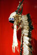 Lakota buffalo horn & eagle feather bonnet at Buffalo Bill Center of the West. Cody, WY