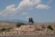 Monument to Buffalo Bill at Buffalo Bill Center of the West. Cody, WY.