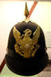 Cavalry dress helmet at Fort Laramie National Historic Site. WY.