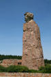 Abraham Lincoln Memorial by Robert I. Russin sits overlooking I-80 at about N41° 14.225' W105° 26.158'. WY.