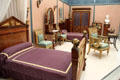 Napoleon room with furniture from Napoleonic era at Lady Lever Art Gallery. Liverpool, England.