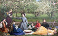 Spring painting by John Everett Millais at Lady Lever Art Gallery. Liverpool, England.