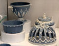 Wedgwood blue jasper pair of glaciers & croquant at Lady Lever Art Gallery. Liverpool, England.
