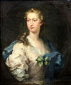 Portrait of unknown lady by William Hogarth at Walker Art Gallery. Liverpool, England.