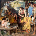 Coat of Many Colors painting by Ford Madox Brown at Walker Art Gallery. Liverpool, England