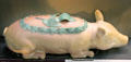 Stoneware tureen in shape of pig for stews & patés by Turner & Co. of Staffordshire at Walker Art Gallery. Liverpool, England.