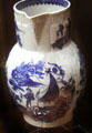 Porcelain jug by Caughley Porcelain Shropshire at National Museum of Wales. Cardiff, Wales.