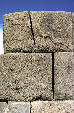 Snake of underworld carved on wall of Sillustani, represents knowledge & wisdom. Peru.