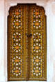 Patterned doorway of fort in Bikaner. India.
