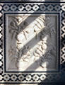 Marble relief carving of plants in Jaipur's Amber Palace. India.