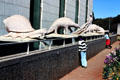 Animal sculptures outside of Natural History Museum, Harare. Zimbabwe
